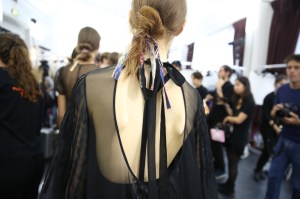 Backstage at Rochas RTW Spring 2018