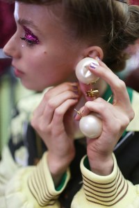 Backstage at Undercover RTW Spring 2018