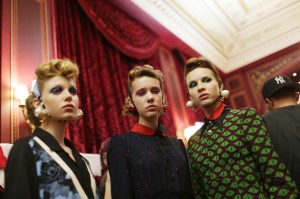 Backstage at Undercover RTW Spring 2018
