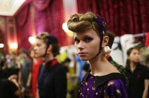 Backstage at Undercover RTW Spring 2018