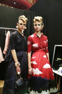 Backstage at Undercover RTW Spring 2018