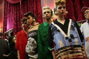 Backstage at Undercover RTW Spring 2018