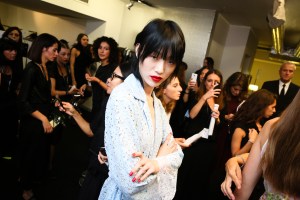 Backstage at Blumarine RTW Spring 2018