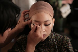 Backstage at Marc Jacobs RTW Spring 2018