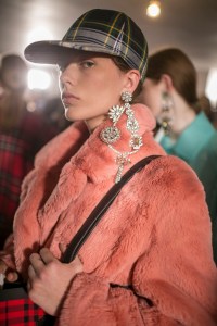 Backstage at Burberry RTW Spring 2018