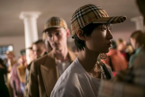 Backstage at Burberry RTW Spring 2018