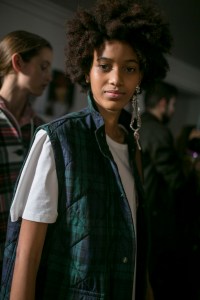 Backstage at Burberry RTW Spring 2018