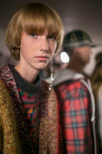 Backstage at Burberry RTW Spring 2018