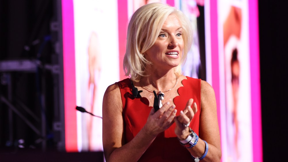 Carolyn Everson (VP, Global Marketing Solutions, Facebook)Video: Connecting People, Reshaping Marketing seminar, Advertising Week New York 2017, PlayStation East Stage, PlayStation Theater, New York, USA - 25 Sep 2017