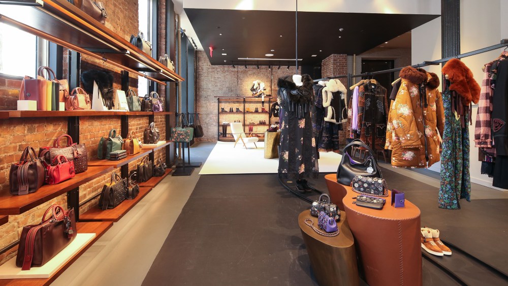 The Coach store in SoHo.