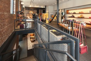 The Coach store in SoHo.