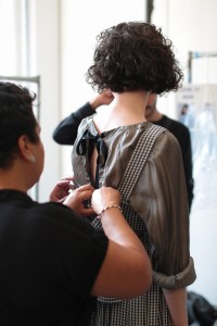 Backstage at Creatures of Comfort RTW Spring 2018