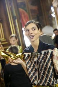 Backstage at Dries Van Noten RTW Spring 2018