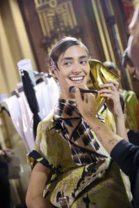 Backstage at Dries Van Noten RTW Spring 2018