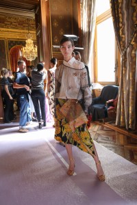 Backstage at Dries Van Noten RTW Spring 2018
