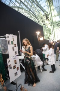 Backstage at Elie Saab RTW Spring 2018