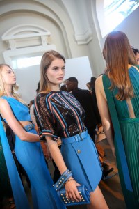 Backstage at Elie Saab RTW Spring 2018