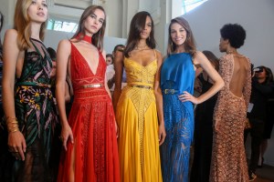 Backstage at Elie Saab RTW Spring 2018