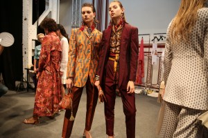 Backstage at Etro RTW Spring 2018