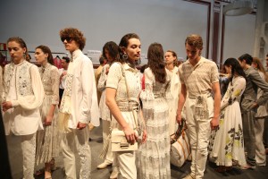 Backstage at Etro RTW Spring 2018