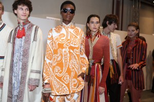 Backstage at Etro RTW Spring 2018