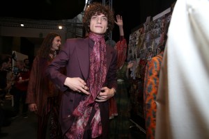 Backstage at Etro RTW Spring 2018