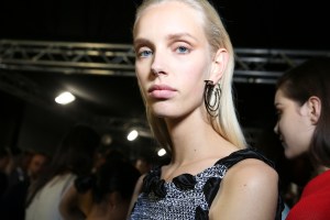 Backstage at Salvatore Ferragamo RTW Spring 2018