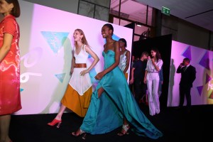 Backstage at Salvatore Ferragamo RTW Spring 2018