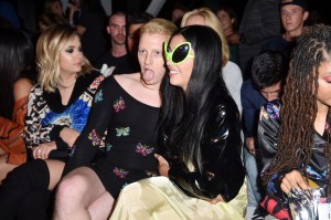 Lourdes Leon in the front row