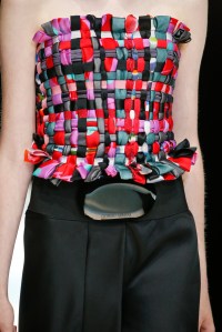 Details at Giorgio Armani RTW Spring 2018