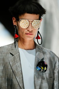 Details at Giorgio Armani RTW Spring 2018