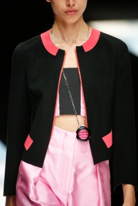 Details at Giorgio Armani RTW Spring 2018