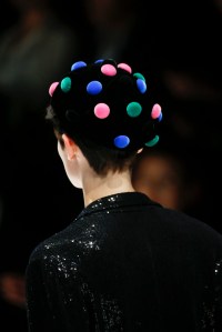 Details at Giorgio Armani RTW Spring 2018
