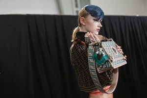 Backstage at Fendi RTW Spring 2018