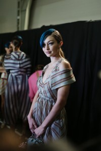 Backstage at Fendi RTW Spring 2018