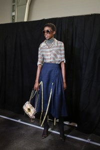 Backstage at Fendi RTW Spring 2018