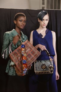 Backstage at Fendi RTW Spring 2018