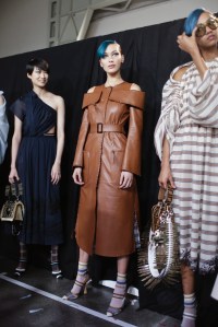 Backstage at Fendi RTW Spring 2018
