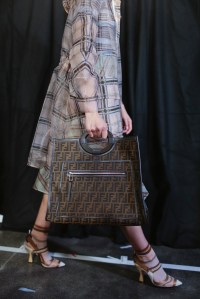 Backstage at Fendi RTW Spring 2018