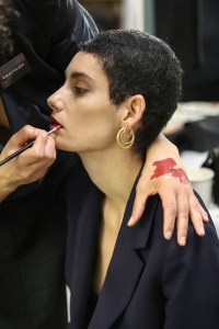 Backstage at Haider Ackermann RTW Spring 2018