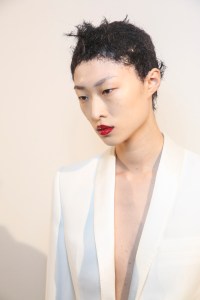 Backstage at Haider Ackermann RTW Spring 2018