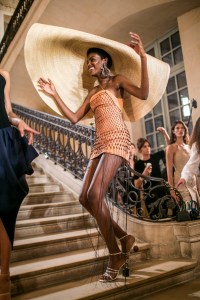 Backstage at Jacquemus RTW Spring 2018