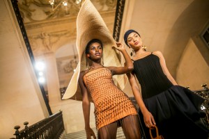 Backstage at Jacquemus RTW Spring 2018