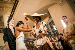 Backstage at Jacquemus RTW Spring 2018