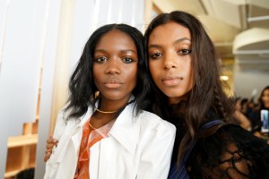 Backstage at Jill Stuart RTW Spring 2018