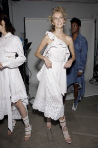 Backstage at Jonathan Simkhai RTW Spring 2018