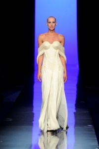 Jean Paul Gaultier (born in 1952), Black Swan collection, “Cygne Blancˮ gown, haute couture fall/winter 2011-2012. Gown worn by Ève Salvail