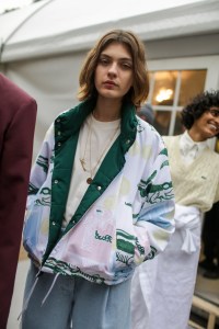 Backstage at Lacoste RTW Spring 2018