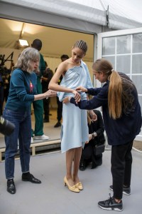 Backstage at Lacoste RTW Spring 2018