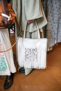Backstage at Loewe RTW Spring 2018